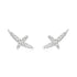 Silver Kiss Pavé Studs